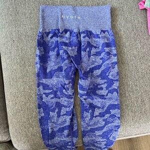 Purple Camo NVGTN leggings